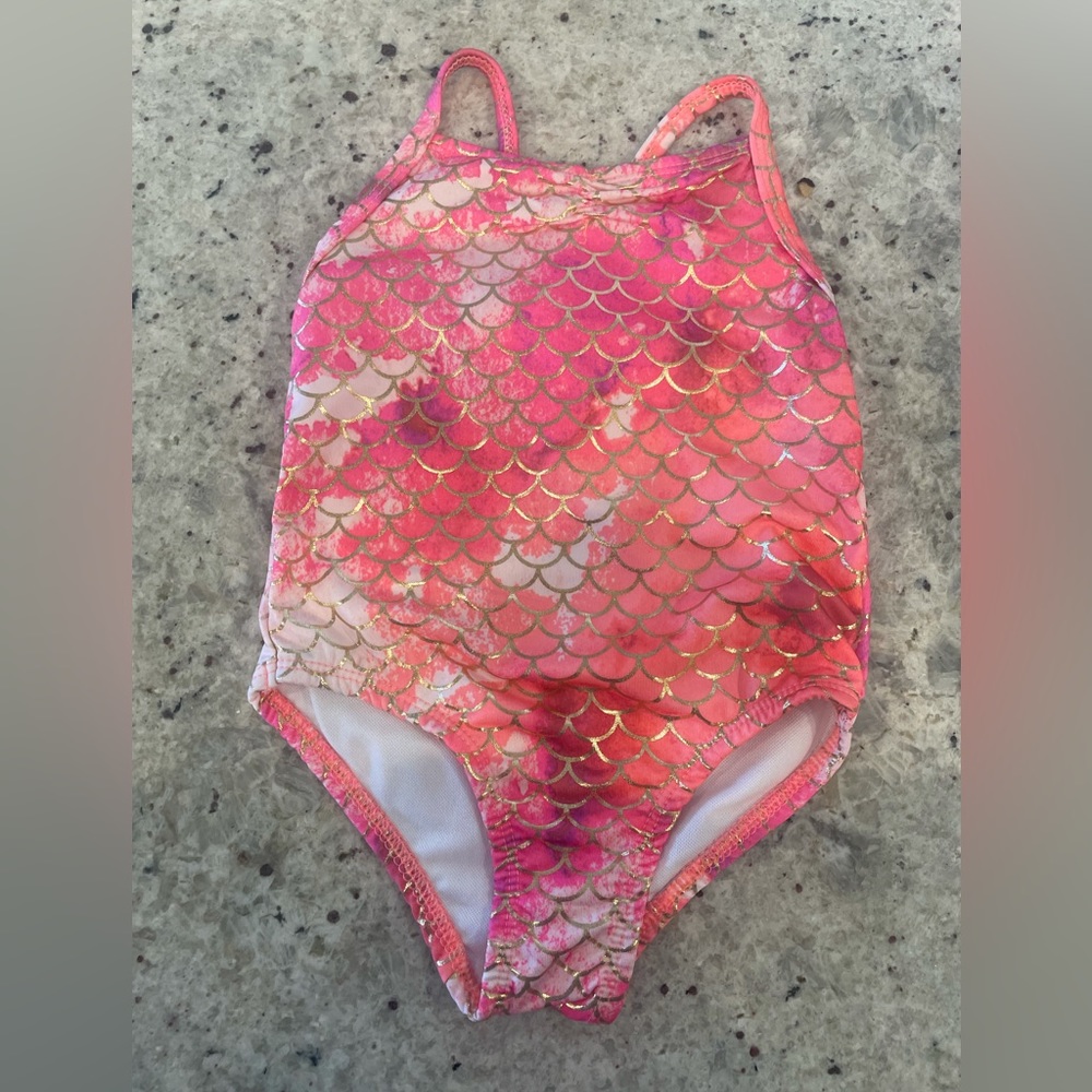 Mermaid tie die bathing suit 👙